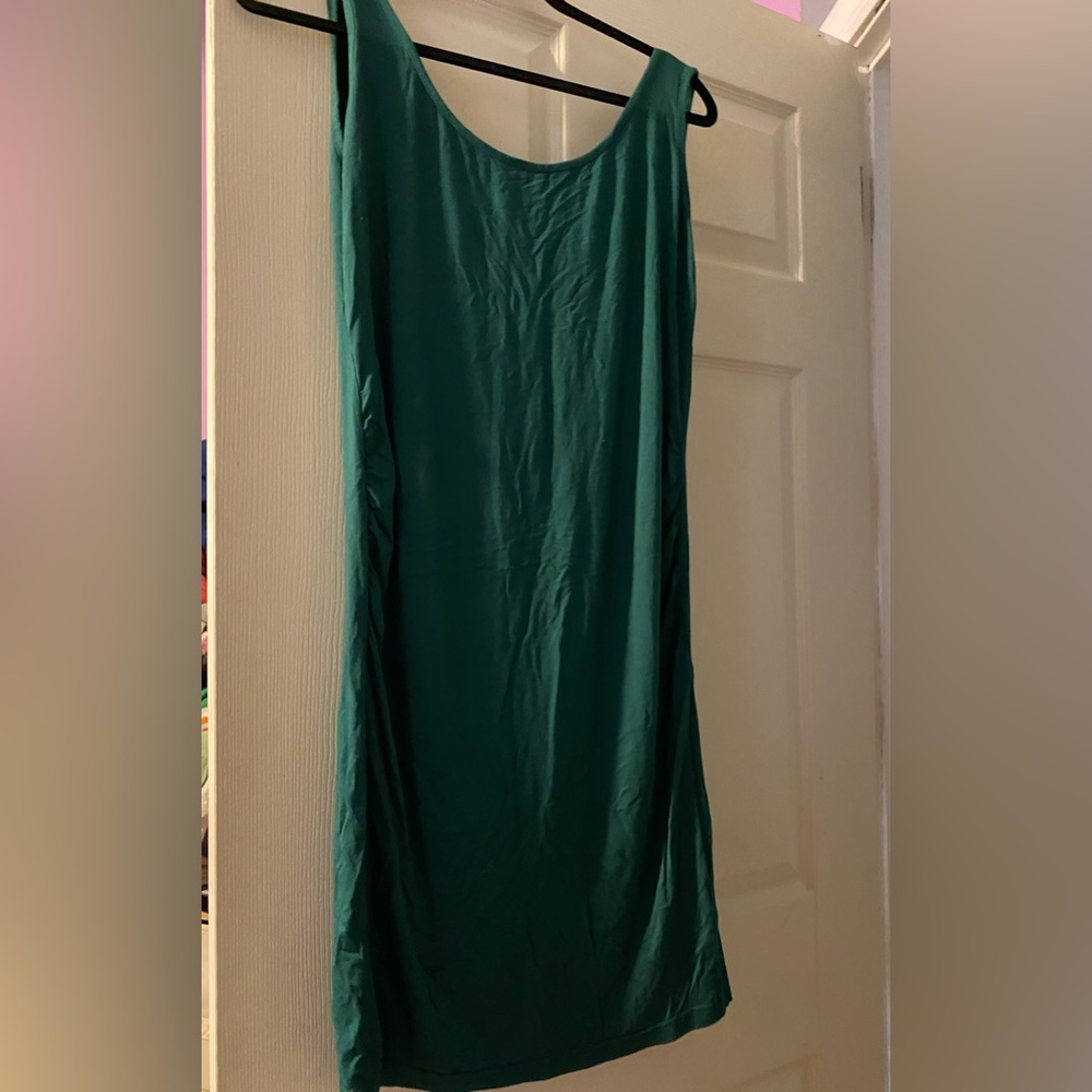 Green dress maternity L